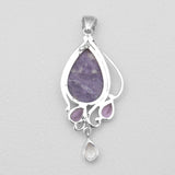 Morado Opal Silver Pendants