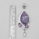 Morado Opal Silver Pendants