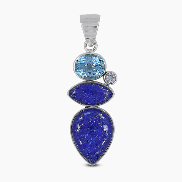 925 Silver Lapis Lazuli Pendants