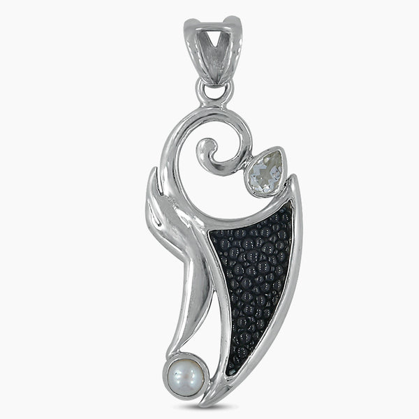 925 Silver Stingray Shape Pendants