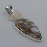 Rainbow Copper Silver Pendants