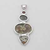 Rainforest Jasper Silver Pendants