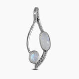 925 Silver Pink Jasper Pendants