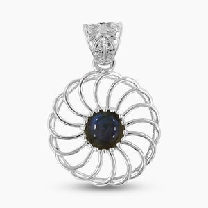 925 Silver Labradorite Pendants