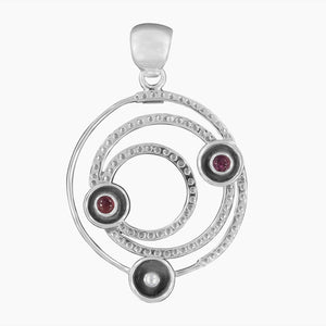 925 Sterling Silver Tourmaline Pendants