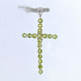 Amethyst Holy Cross Silver Pendants
