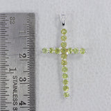 Amethyst Holy Cross Silver Pendants