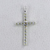 Amethyst Holy Cross Silver Pendants