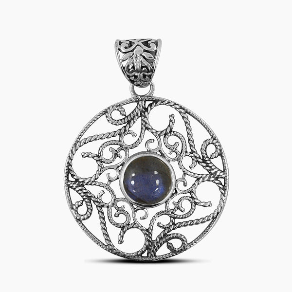 925 Sterling Silver Larimar Pendants