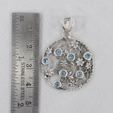 925 Sterling Silver Peridot Pendant