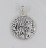 925 Sterling Silver Peridot Pendant