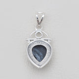 Pietersite Jasper Silver Teardrop Pendants