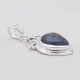Pietersite Jasper Silver Teardrop Pendants