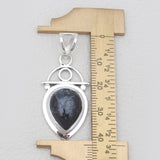 Pietersite Jasper Silver Teardrop Pendants