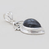 Pietersite Jasper Silver Teardrop Pendants