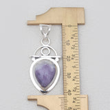 925 Sterling Silver Labradorite Teardrop Pendants