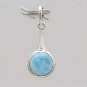 925 Silver Larimar Pendants