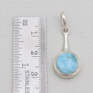 925 Silver Larimar Pendants