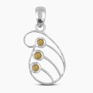 925 Sterling Silver Tourmaline Pendants