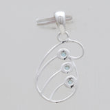 925 Sterling Silver Tourmaline Pendants