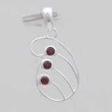 925 Sterling Silver Tourmaline Pendants