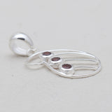 925 Sterling Silver Tourmaline Pendants