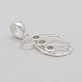 925 Sterling Silver Tourmaline Pendants