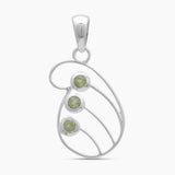 925 Sterling Silver Tourmaline Pendants