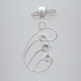 925 Sterling Silver Tourmaline Pendants