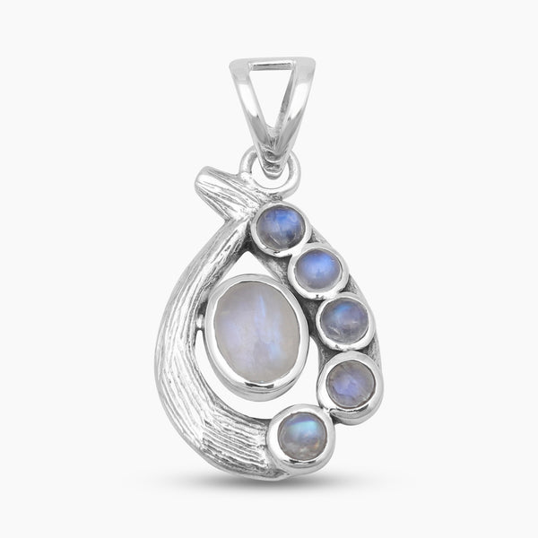 925 Sterling Silver Blue Topaz Pendants