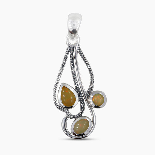 Rainbow Moonstone Silver Pendants