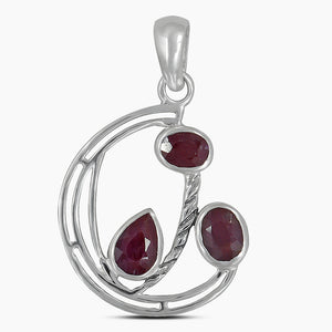 925 Silver Rainbow Moonstone Pendants