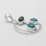 925 Silver Chrysocolla Pendants