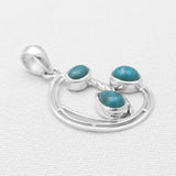 925 Silver Chrysocolla Pendants