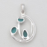 925 Silver Chrysocolla Pendants