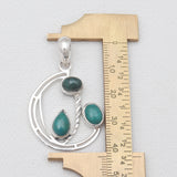 925 Silver Chrysocolla Pendants