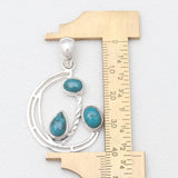 925 Silver Chrysocolla Pendants