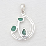 925 Silver Rainbow Moonstone Pendants