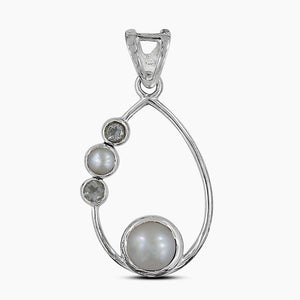 925 Sterling Silver Pearl Pendants
