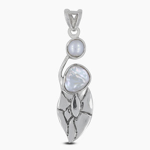 925 Silver Natural Pearl Pendants