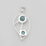 Chrysocolla Silver Designer Pendants