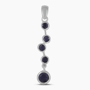 925 Sterling Silver Iolite Pendants