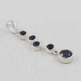 925 Sterling Silver Iolite Pendants