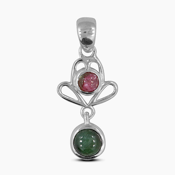 925 Sterling Silver Tourmaline Pendants