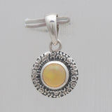 925 Sterling Silver Ethiopian Opal Pendants