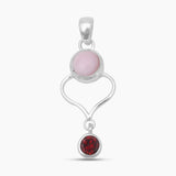 925 Sterling Silver Black Spinal Pendants