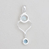 925 Sterling Silver Black Spinal Pendants