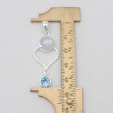 925 Sterling Silver Black Spinal Pendants