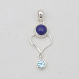 925 Sterling Silver Black Spinal Pendants