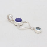 925 Sterling Silver Black Spinal Pendants